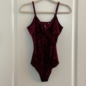 Pacsun Velvet Body Suit